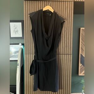 Marciano Cowl Neck Little Black Dresss